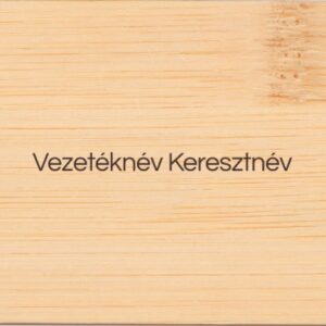 Bambusz NFC Okos névjegykártya Cardinmove, Antibakteriális