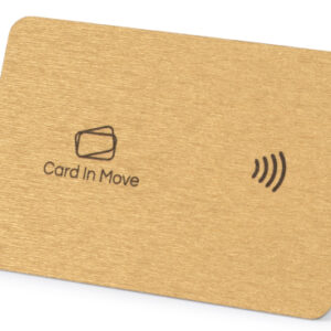 NFC Okos névjegykártya digitális névjegykártya Standard design Bronz Fém CardInMove termék