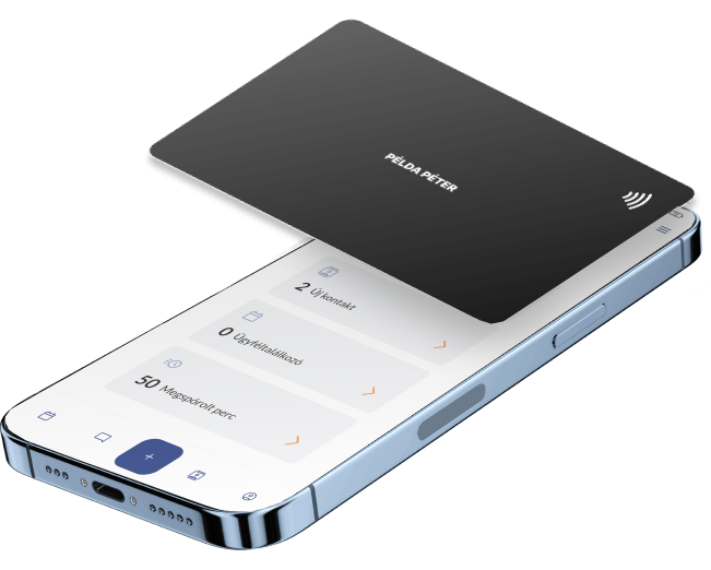 Digitális névjegykártya ajándék, Cardinmove termék korlátlan adatszerkesztés és kapcsolatmegosztás